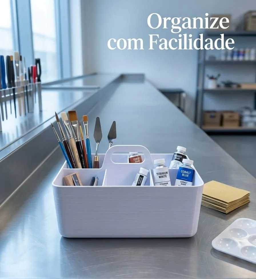 Organizador Multifuncional com Divisórias – Impressão 3D — foto 1 de 4