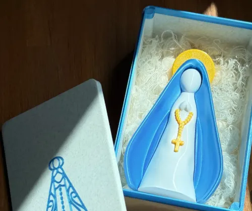 Nossa Senhora Aparecida c/ caixa - 8 cm