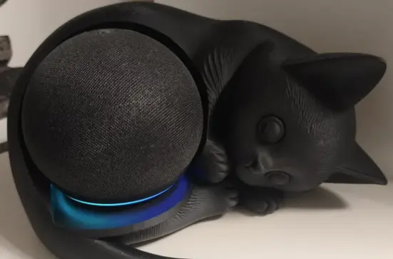 Suporte Echo Dot - Gato