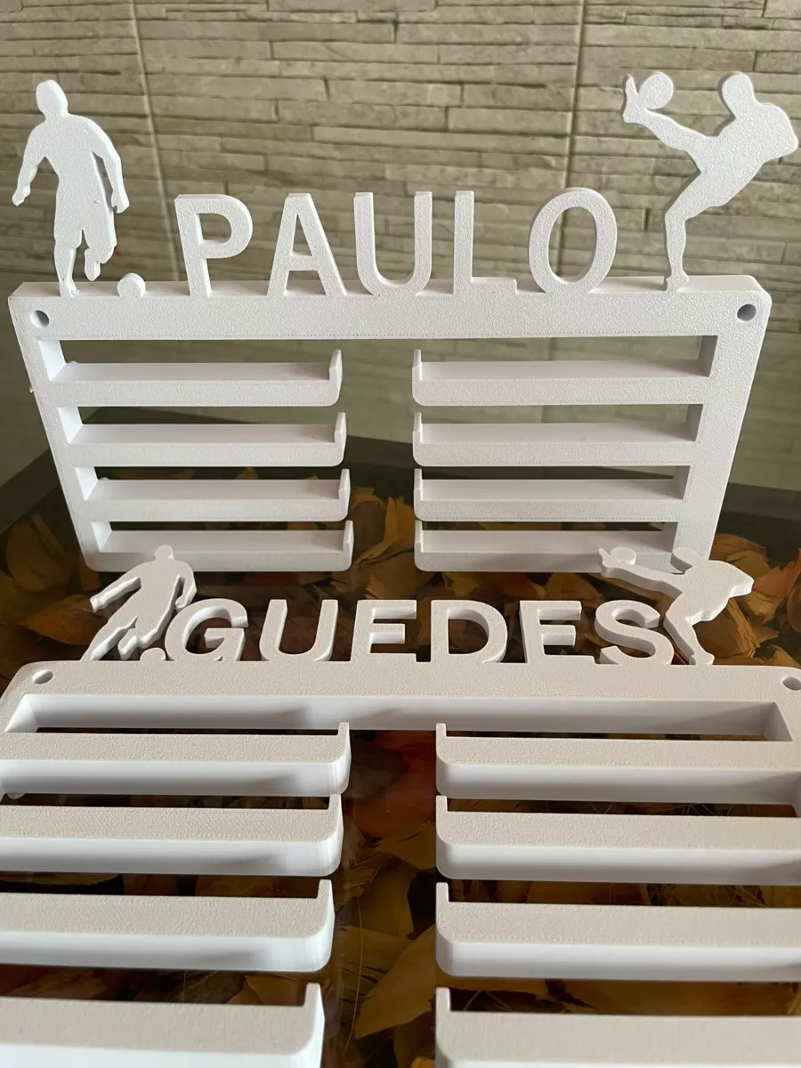 PORTA MEDALHA FUTEBOL PERSONALIZADA