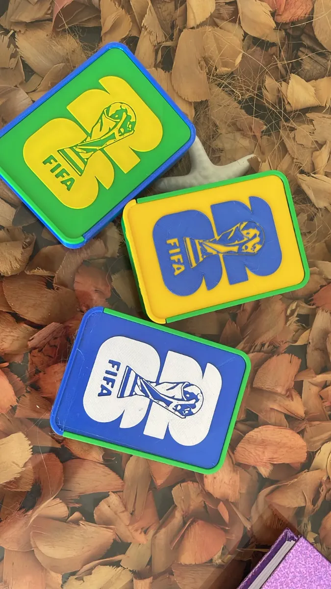 CAIXA PORTA FIGURINHAS COPA BOX — foto 1 de 2