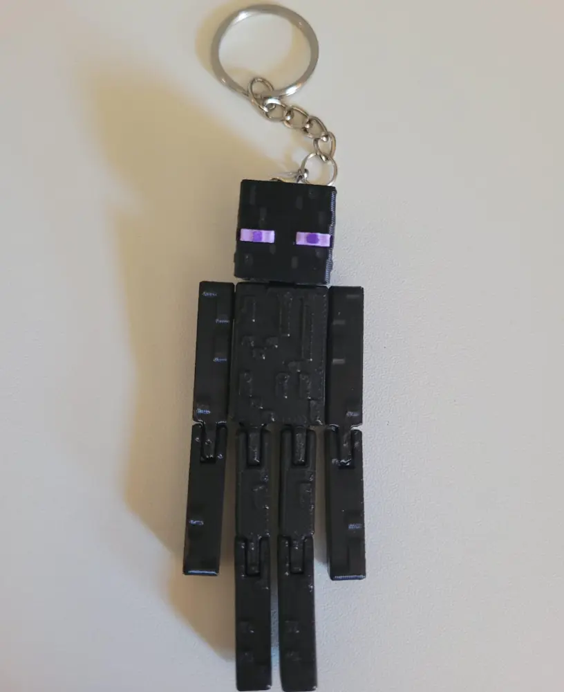 Chaveiro Enderman (Minecraft) Articulado