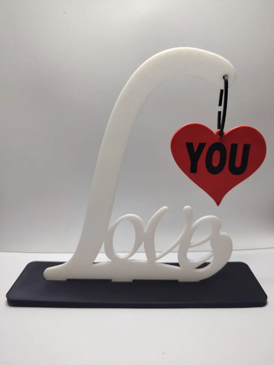 Escultura decorativa Love - Valentine